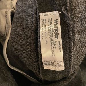 Black Wrangler Cowboy Cut Jeans 36x34